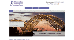 Desktop Screenshot of memphishearingaid.com